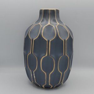 Unique Deep Lavender Large Vase